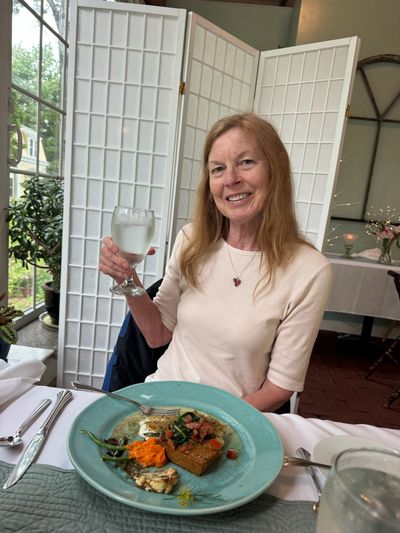 50th year anniversary meal at Arborvine