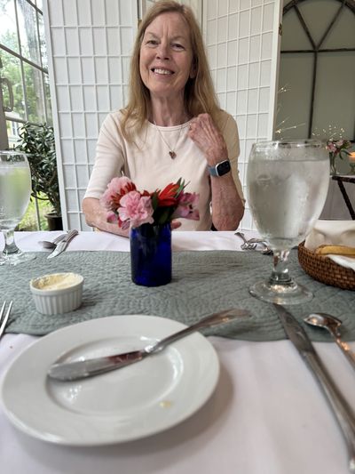 50th year anniversary meal at Arborvine